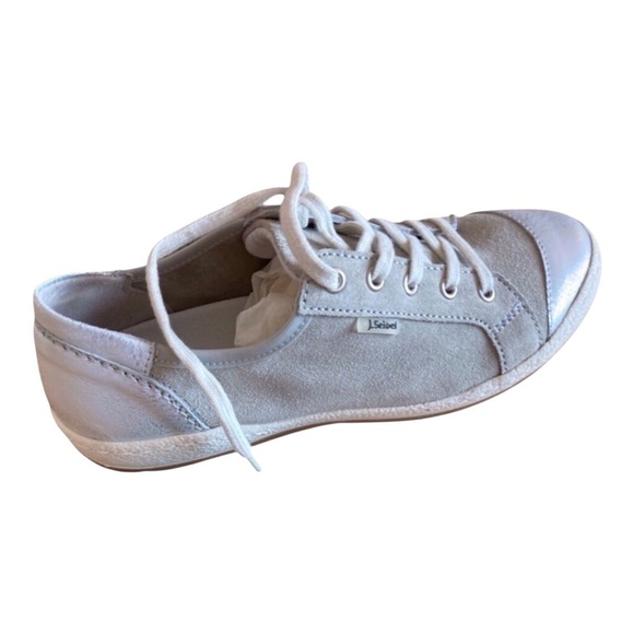 Josef Seibel Grey Suede Sneakers - EU 36 (US 5.5-6) - New in Box preppy classic - Picture 14 of 16